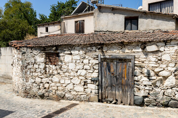 Fototapeta na wymiar Streets of a Cypriot village
