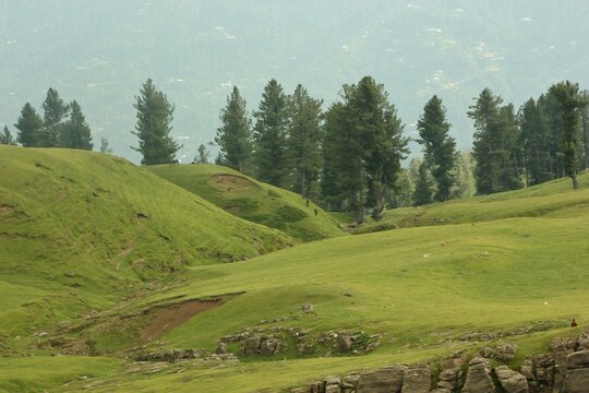 Wonderful shot of meadows of Azad Kashmir