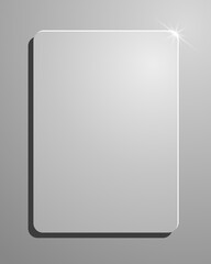 Background with blank business card in dark colors and glare