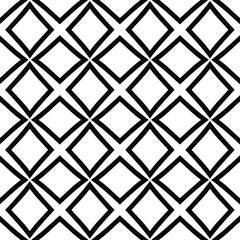  floral seamless pattern background.Geometric ornament for wallpapers and backgrounds. Black and white pattern. 