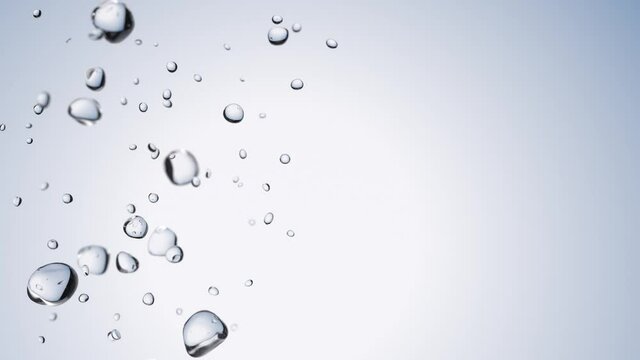 Rising water bubbles - loop