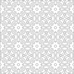 
Vector geometric pattern. Repeating elements stylish background abstract ornament for wallpapers and 

backgrounds. Black and white colors 