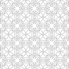 
Vector geometric pattern. Repeating elements stylish background abstract ornament for wallpapers and 

backgrounds. Black and white colors 