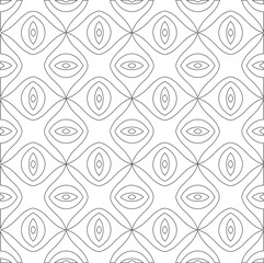 
Vector geometric pattern. Repeating elements stylish background abstract ornament for wallpapers and 

backgrounds. Black and white colors 