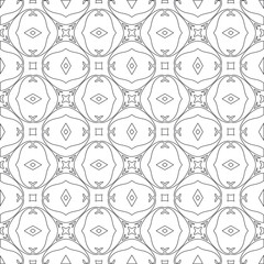 
Vector geometric pattern. Repeating elements stylish background abstract ornament for wallpapers and 

backgrounds. Black and white colors 