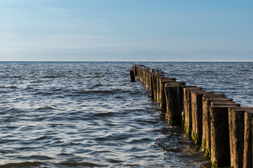Fototapeta premium baltic sea, breakwater, calm water