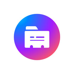 Obraz premium Folder - Sticker
