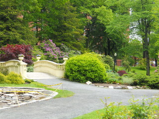 bridge in the garden