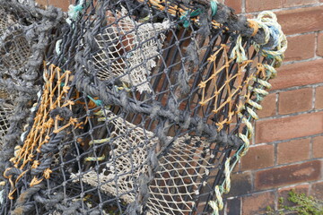 lobster pots in Northumberland