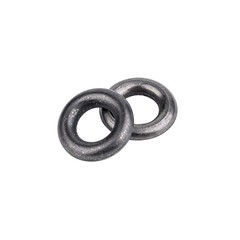 fuel injector seal ring isolated on white background.auto repair part cut out