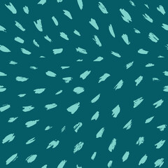 Brush stroke hand painted seamless pattern. Vector animal skin print. Fashion stylish organic texture.