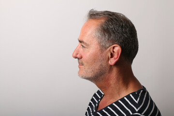 Obraz premium Portrait of a beautiful happy man