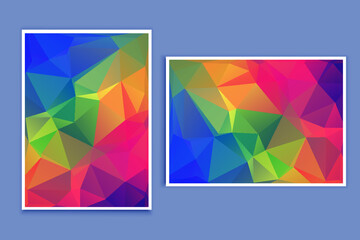 abstract textured polygonal background vector. Blurry triangle design. The pattern can be used for the background.	