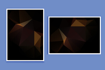 Fototapeta premium abstract textured polygonal background vector. Blurry triangle design. The pattern can be used for the background. 