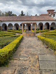 the courtyard of the palace