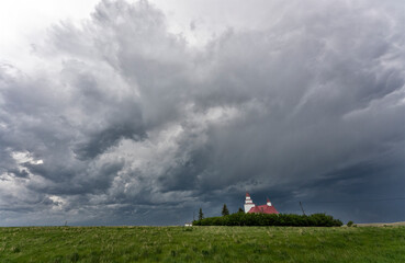 Obraz premium Prairie Storm Clouds