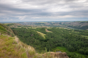 View at Dry Island Buffalo Jump