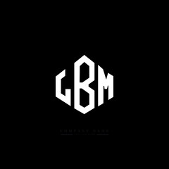 LBM letter logo design with polygon shape. LBM polygon logo monogram. LBM cube logo design. LBM hexagon vector logo template white and black colors. LBM monogram, LBM business and real estate logo. 