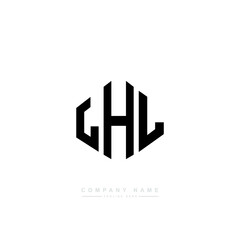 LHL letter logo design with polygon shape. LHL polygon logo monogram. LHL cube logo design. LHL hexagon vector logo template white and black colors. LHL monogram, LHL business and real estate logo. 