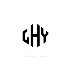 LHY letter logo design with polygon shape. LHY polygon logo monogram. LHY cube logo design. LHY hexagon vector logo template white and black colors. LHY monogram, LHY business and real estate logo. 