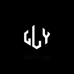 LLY letter logo design with polygon shape. LLY polygon logo monogram. LLY cube logo design. LLY hexagon vector logo template white and black colors. LLY monogram, LLY business and real estate logo. 