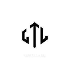 LTL letter logo design with polygon shape. LTL polygon logo monogram. LTL cube logo design. LTL hexagon vector logo template white and black colors. LTL monogram, LTL business and real estate logo. 