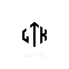 LTK letter logo design with polygon shape. LTK polygon logo monogram. LTK cube logo design. LTK hexagon vector logo template white and black colors. LTK monogram, LTK business and real estate logo. 
