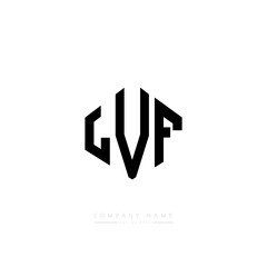 LVF letter logo design with polygon shape. LVF polygon logo monogram. LVF cube logo design. LVF hexagon vector logo template white and black colors. LVF monogram, LVF business and real estate logo. 