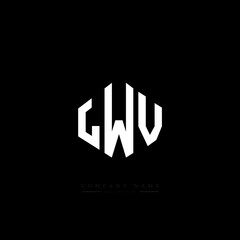 LWV letter logo design with polygon shape. LWV polygon logo monogram. LWV cube logo design. LWV hexagon vector logo template white and black colors. LWV monogram, LWV business and real estate logo. 