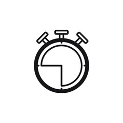 Stopwatch icons symbol vector elements for infographic web