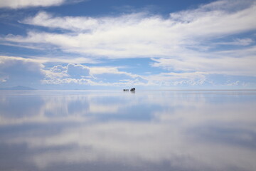 Obraz na płótnie Canvas View of Salar de Uyuni salt flat, Bolivia