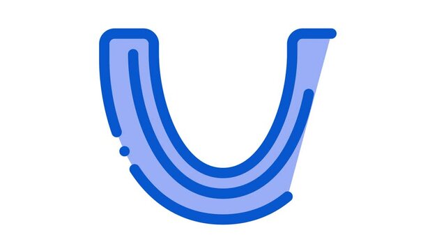 Capa Boxer Icon Animation. color Capa Boxer animated icon on white background