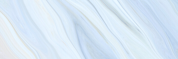 Obraz premium Marble rock texture blue ink pattern liquid swirl paint white dark that is Illustration panorama background for do ceramic counter tile silver gray that is abstract waves skin wall luxurious art ideas