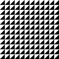 seamless pattern black triangle and white rectangle geometric on white background, simple style vector