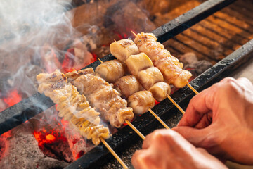 焼き鳥　炭火焼鳥