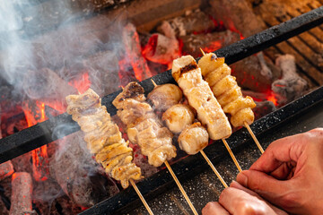 焼き鳥　炭火焼鳥