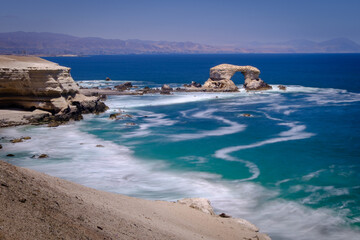 Fototapeta na wymiar Portal to Atlantis, La portada, Antofagasta, Chile