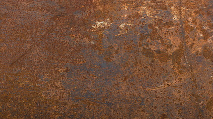 Grunge rusted metal texture, rust, and oxidized metal background. Old metal iron panel