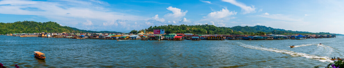Fototapeta na wymiar View of Kampong Ayer or Water Village, Brunei.