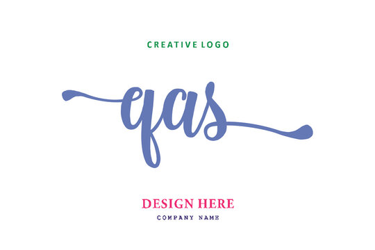 QAS lettering logo is simple, easy to understand and authoritative