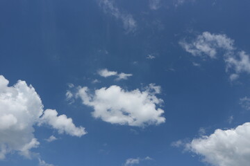 blue sky with clouds