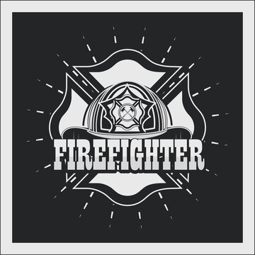 firefighter hat badge