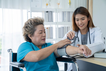 asian female doctor at hospital