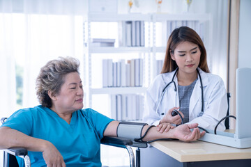 asian female doctor at hospital