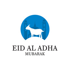 eid al adha logo , islamic logo vector