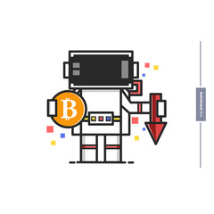 astronaut box. carry 3d love sign, suitable for
business,web,sticker,illustration character,vector eps 10