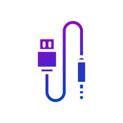 Sound cable icon