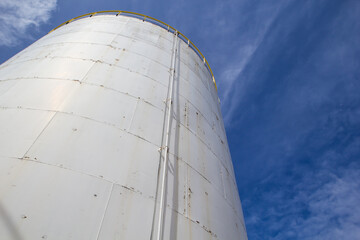 Chemical industry with fuel storage tank