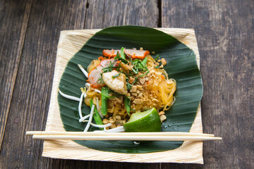 Pad thai noodles