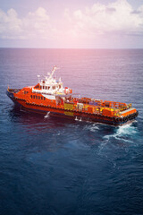Fototapeta premium Offshore cargo Industry oil and gas
